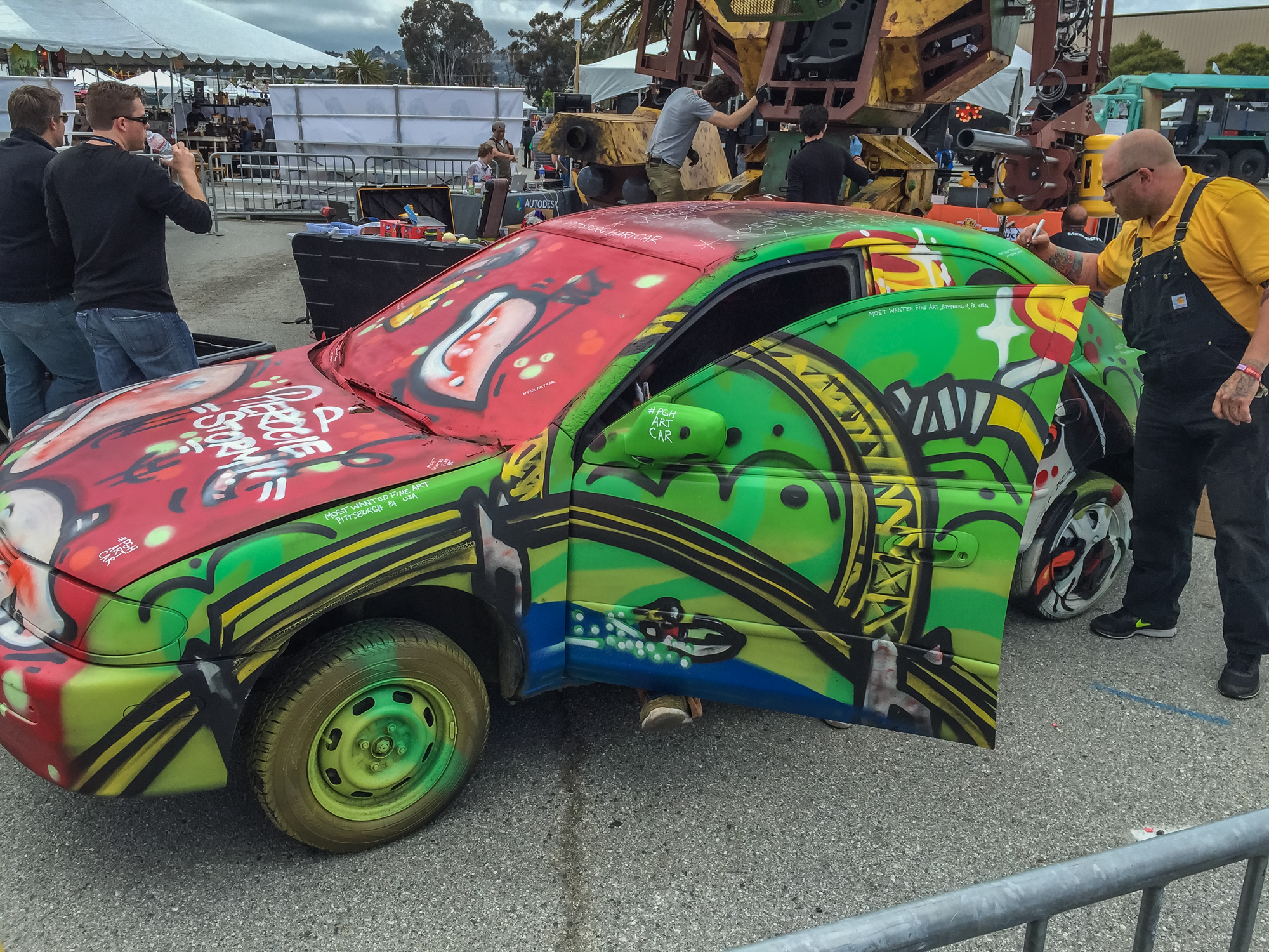 CarsofMakerFaire2015-24 The Pittsburgh Art Car by Jason Sauers